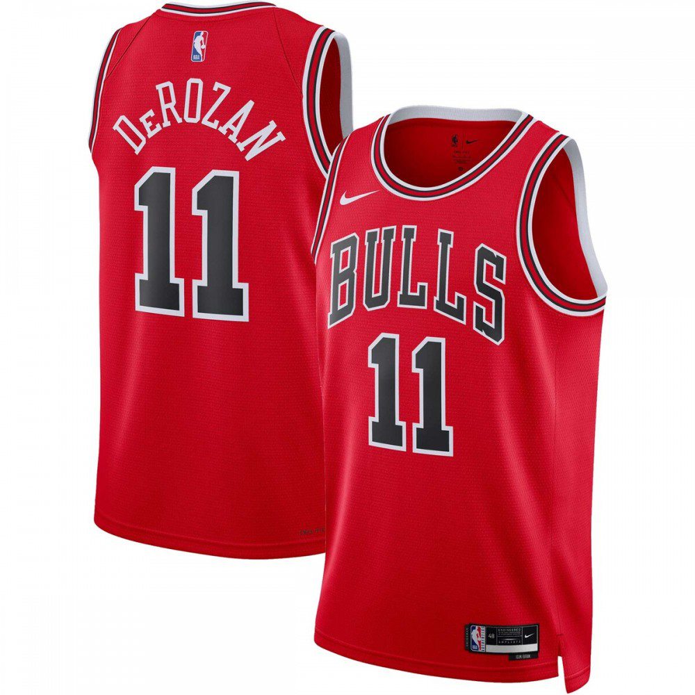 DeMar DeRozan Chicago Bulls Unisex 2022/23 Swingman Jersey - Icon Edition - Red-Pro Kit Vault | Brand New 26/27 Sports Jerseys